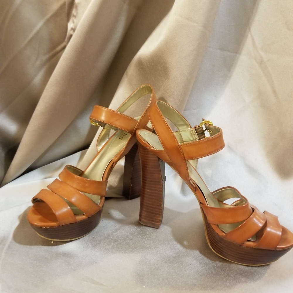 Guess Platform Sandals, Size 8